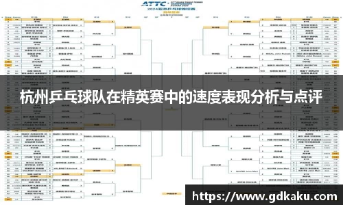 杭州乒乓球队在精英赛中的速度表现分析与点评